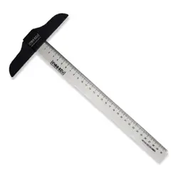 Regla linea azul plástica t 30cm