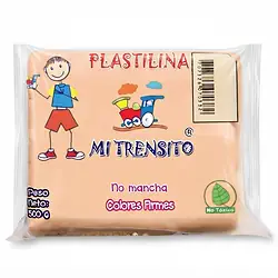 Plastilina mi trensito barra 500gr piel