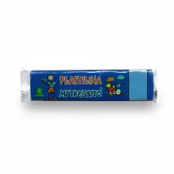 Plastilina mi trensito barra 55gr azul