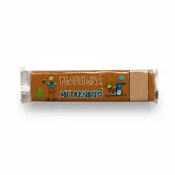 Plastilina mi trensito barra 55gr café