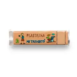 Plastilina mi trensito barra 55gr piel
