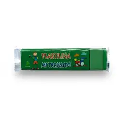 Plastilina mi trensito barra 55gr verde
