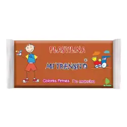 Plastilina mi trensito barra 250gr naranja