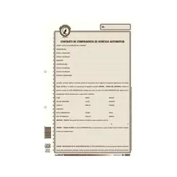 Contrato compraventa vehículo automotor minerva