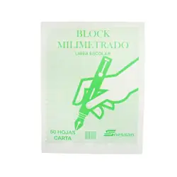Block milimetrado nessan carta