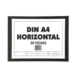 Block nessan horizontal din a4