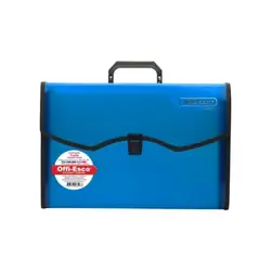 Archivador 13 bolsillos offi esco oe-451 carta azul medio