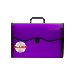 Archivador 13 bolsillos offi esco oe-451 carta fucsia