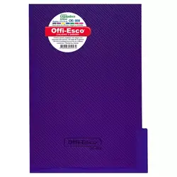 Carpeta legajadora con gancho offi esco oe-809 oficio morado