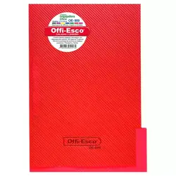 Carpeta legajadora con gancho offi esco oe-809 oficio rojo