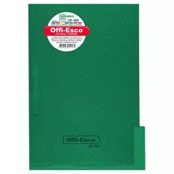Carpeta legajadora con gancho offi esco oe-809 oficio verde