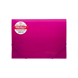 Carpeta seguridad offi esco oe-804 oficio fucsia