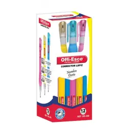 Corrector lápiz offi esco oe-256 x 12