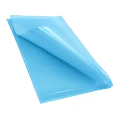 Papel celofán pliego azul claro
