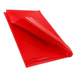 Papel celofán pliego rojo