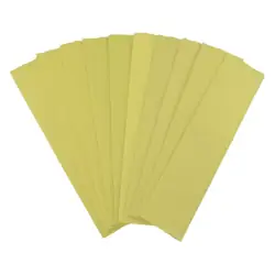 Papel crepe pliego amarillo durazno x 10