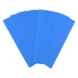 Papel crepe pliego azul medio x 10