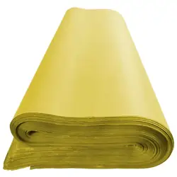 Papel seda pliego amarillo mango x 25