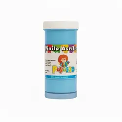 Vinilo acrílico payasito 125gr azul claro