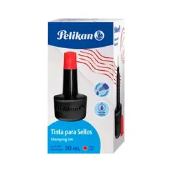 Tinta sellos pelikan roja
