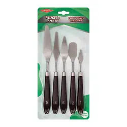 Set de 5 espátulas metálicas penmax
