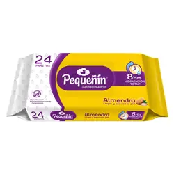 Pañitos humedos pequeñin almendra x 24