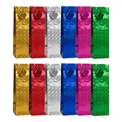 Bolsa de regalo holográfica primavera botella x 12