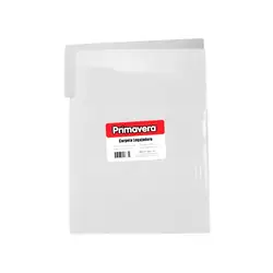 Carpeta plastica legajadora primavera carta transparente