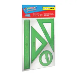 Juego geometrico primavera verde