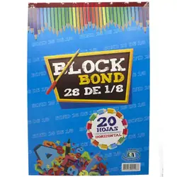 Block bond 28 rairan horizontal 1/8