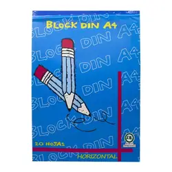Block rairan din a4 horizontal