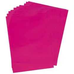 Papel silueta 1/8 fucsia 10 und
