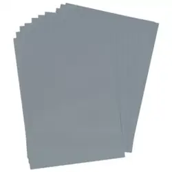Papel silueta 1/8 gris 10 und