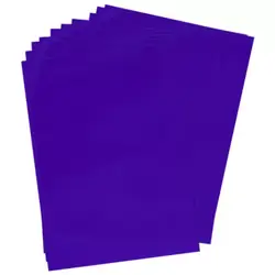 Papel silueta 1/8 morado 10 und