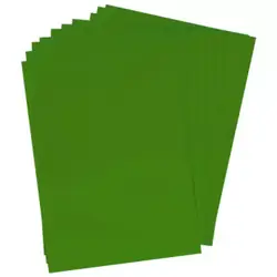 Papel silueta 1/8 verde 10 und