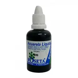 Acuarela líquida ecolin roseta 30cc negro