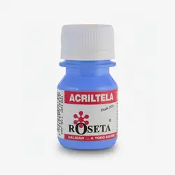 Pintura acrílica acriltela roseta azul cobalto claro