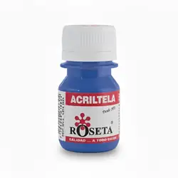 Pintura acrílica acriltela roseta azul cobalto medio
