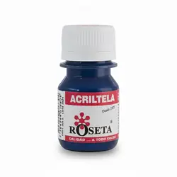 Pintura acrílica acriltela roseta azul naval