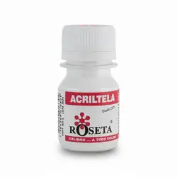 Pintura acrílica acriltela roseta blanco
