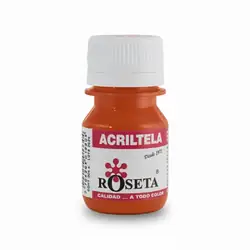 Pintura acrílica acriltela roseta naranja