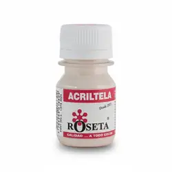 Pintura acrílica acriltela roseta piel