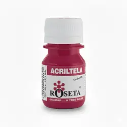 Pintura acrílica acriltela roseta rojo carmín