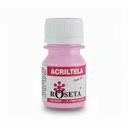 Pintura acrílica acriltela roseta rosado