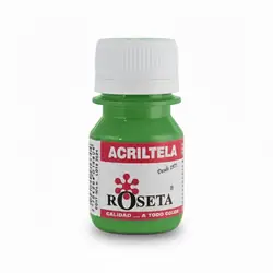 Pintura acrílica acriltela roseta verde limón claro