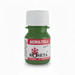 Pintura acrílica acriltela roseta verde limón oscuro