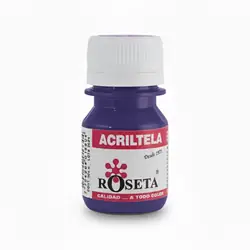 Pintura acrílica acriltela roseta violeta claro