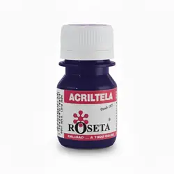 Pintura acrílica acriltela roseta violeta oscuro