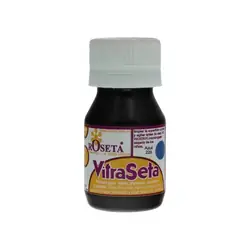 Pintura vitraseta roseta azul