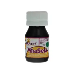 Pintura vitraseta roseta verde